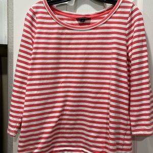 Lands End size 10-12 striped top.